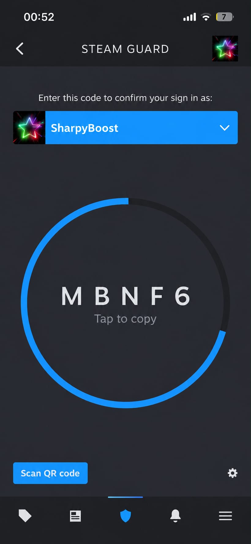 6. Type it on SharpyBoost